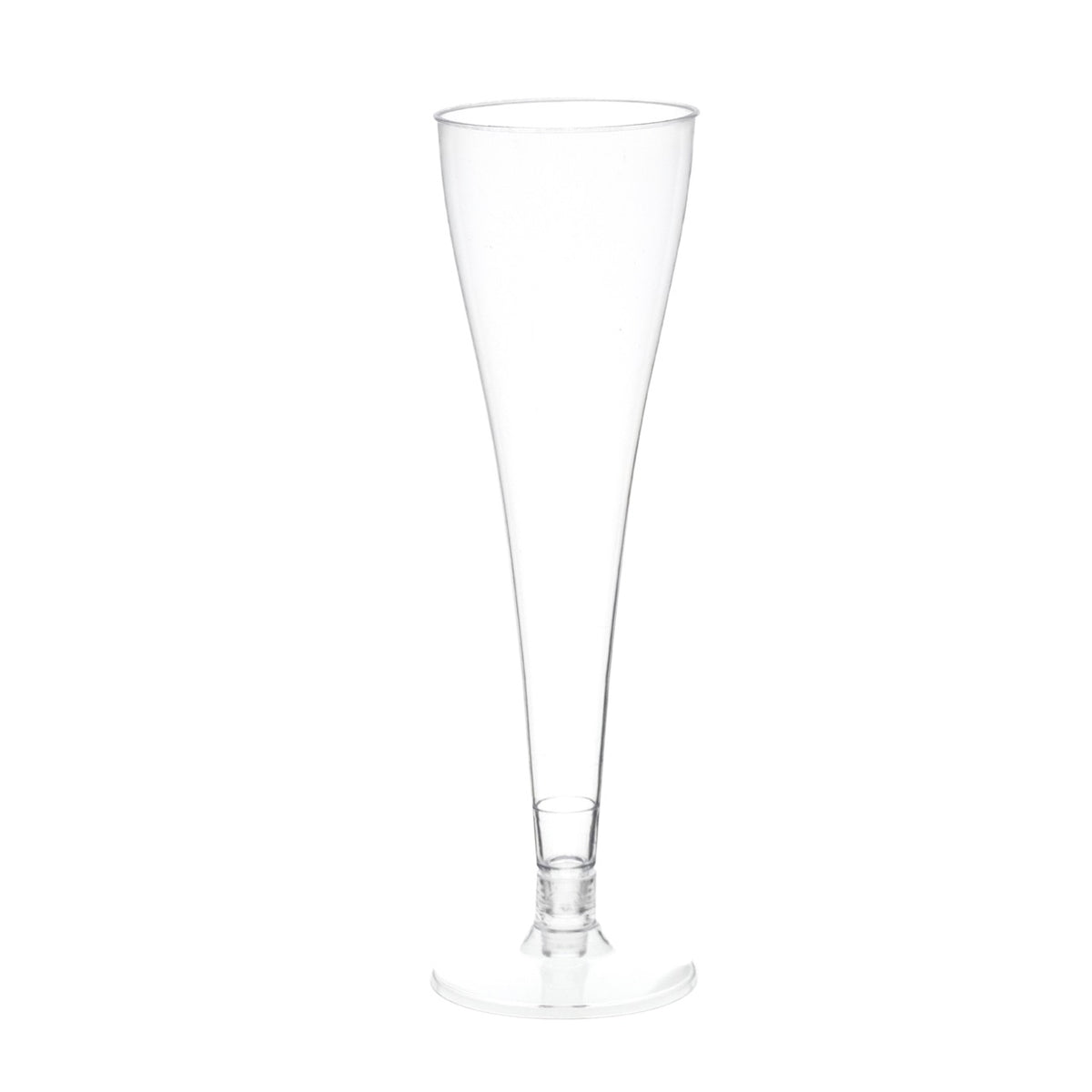 Plastic Champagne Flute 120ml (pack of 6)