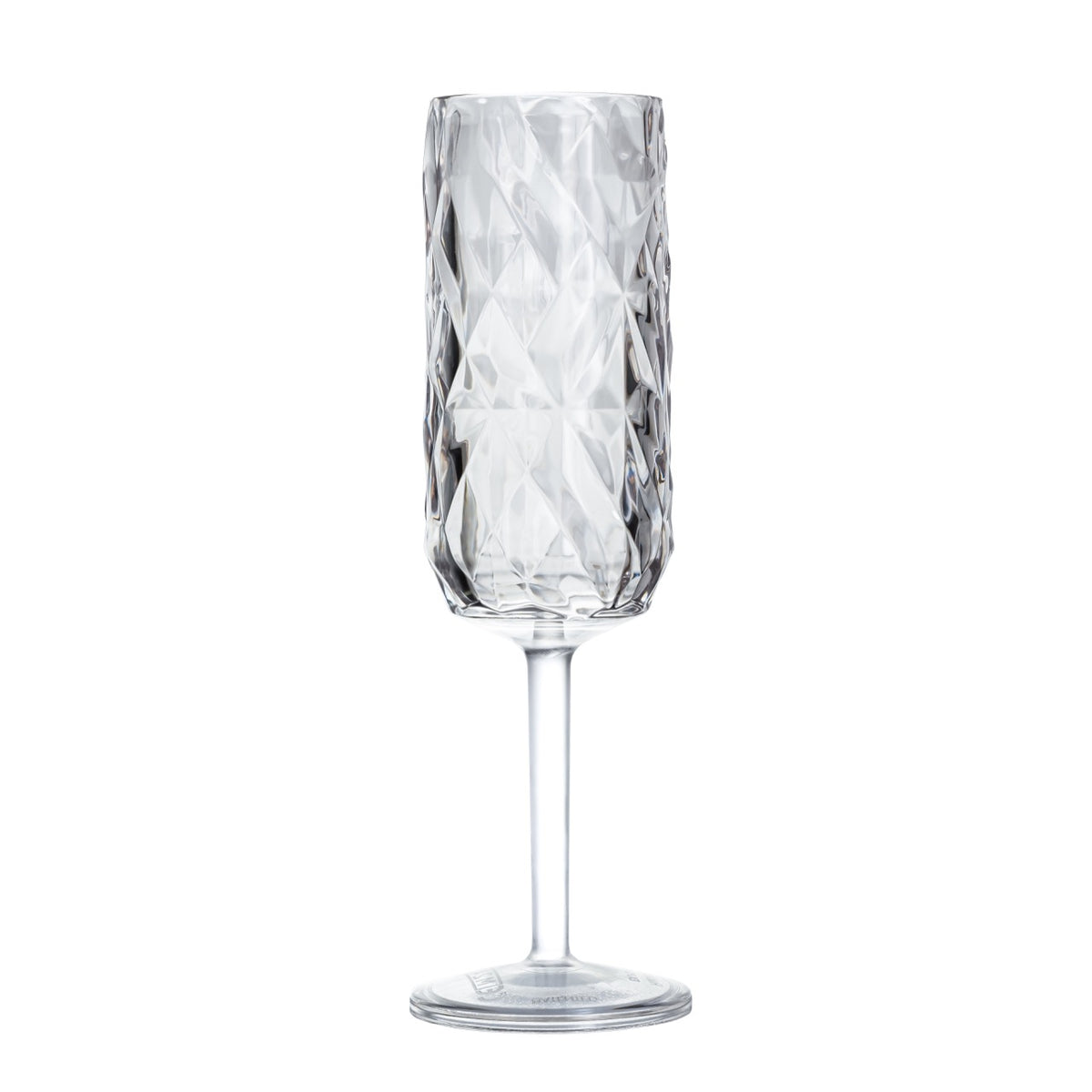 Prisma Flute clear champagne glass 180ml